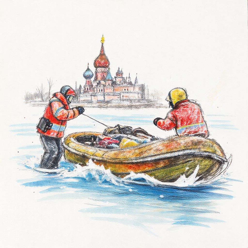 Москва: спасатели на воде начали дополнительную подготовку к зимнему сезону