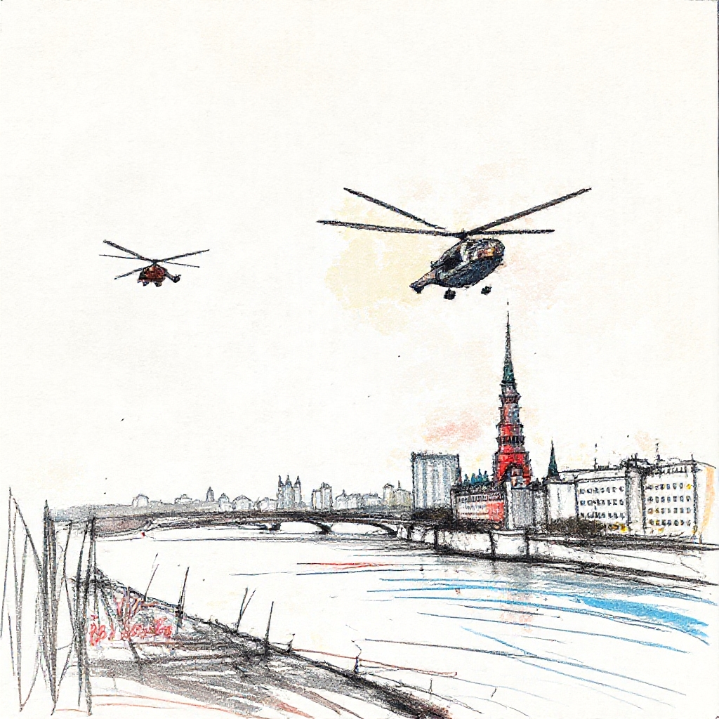 Москва-Сити и Фили-Давыдково: спасательные вертолеты замечены над Москвой-рекой 25 октября
