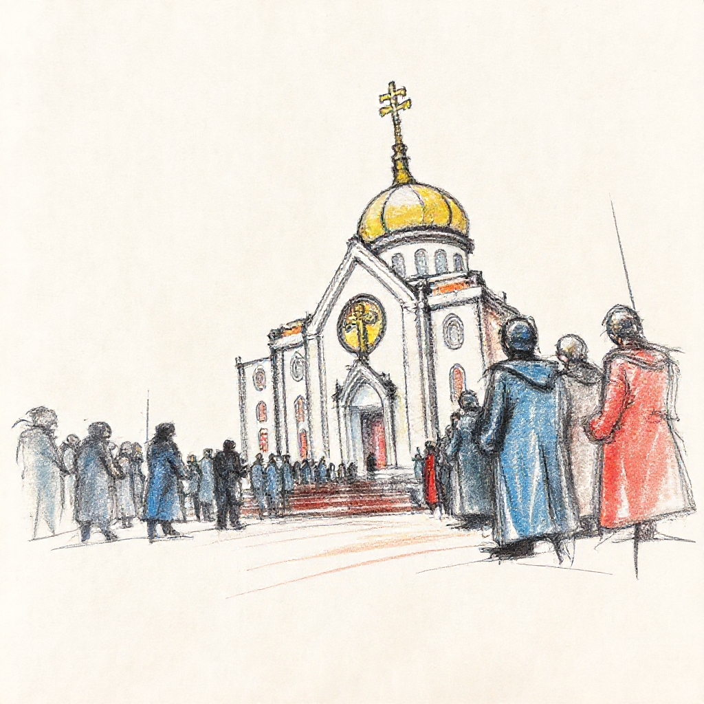 Акулинино, Домодедово: патриарх Кирилл провел литургию в храме Архангела Михаила